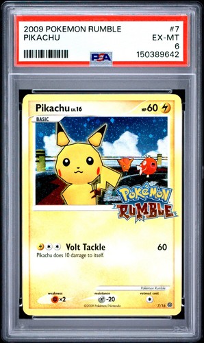 Pokémon rumble pikachu holo - rumble,