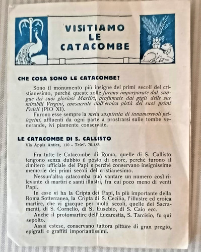 1930s promotional flyer - 1930s:,