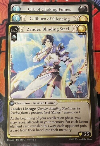 Grand archive tcg - archive, zander