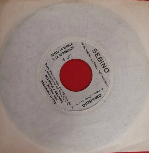 Disco promozionale giri - disco, 45